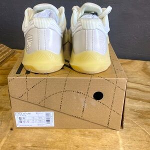 RAD Global hard to find white with gum bottoms. Size 8 men and 9.5 ladies
